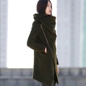 ONly True and collection Street Wear Wool Coat/BLK